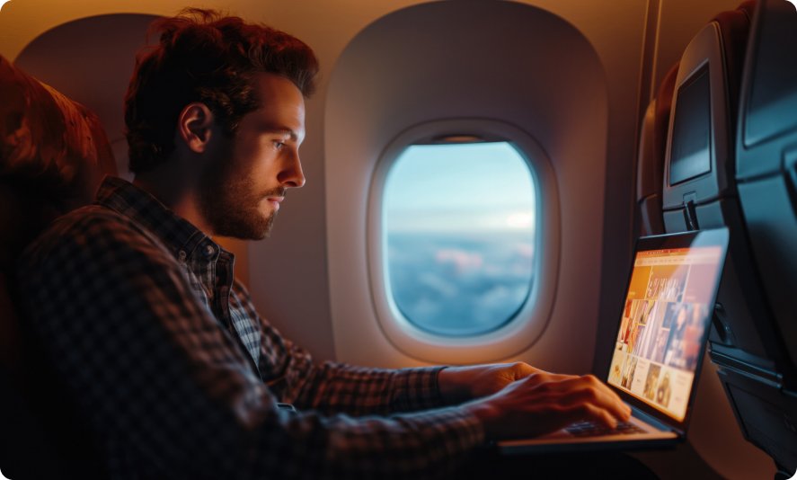 airline industry started visiting New York