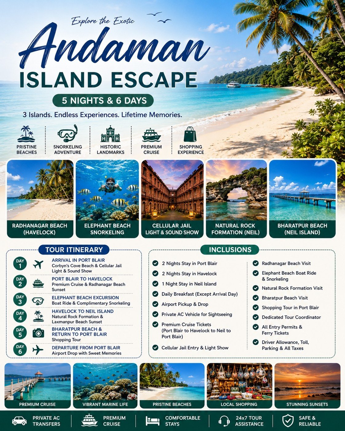 Infinity Andaman Island Escape – 5 Nights / 6 Days